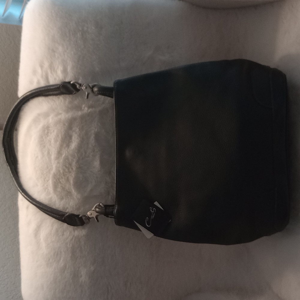 Creaciones Caspiel Black Leather Purse